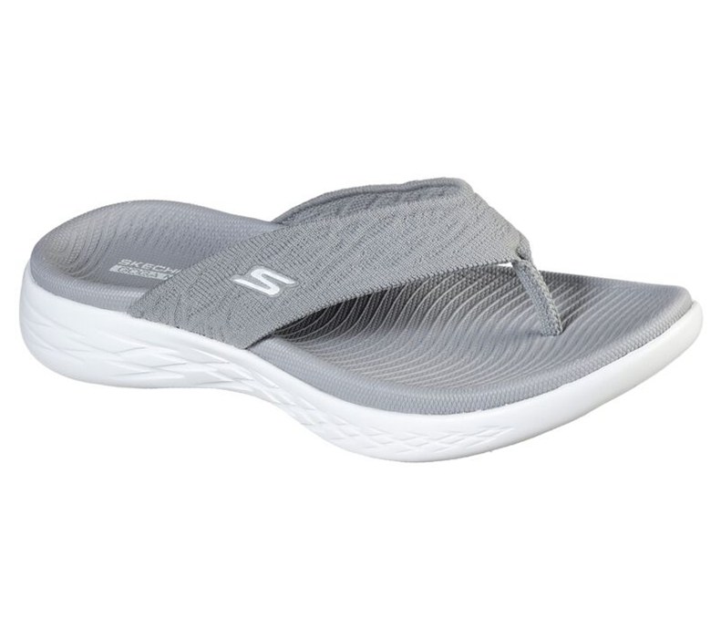 Skechers Dam Grå Flip Flop - On The Go 600 - Sunny - Sverige (IRJMG-0482)